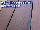 WPC Terrassen mit Holzmasserung.