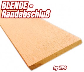 Blende passend zu WPC/BPC Premium Plus Massiv Terrassendielen