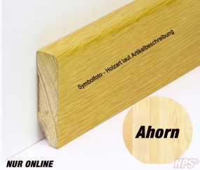 Sockelleiste Ahorn 58mm versiegelt