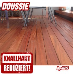 Holzterrasse Doussie