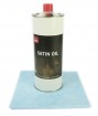 Satin Oil 1lt. fr Khrs gelte Parkettbden ink. Satin l Auftragsvlies