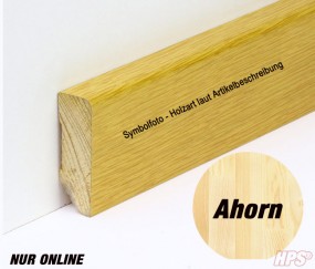 Sockelleiste Ahorn 40mm versiegelt