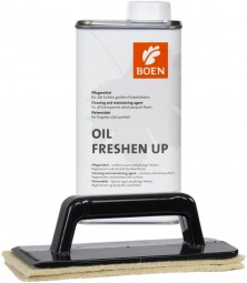 BOEN Oil Freshen Up 1lt - inkl. Padhalter, 2 Schafwollpads