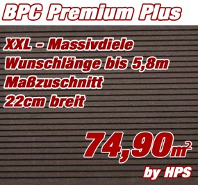 BPC Massivdiele Premium Plus - Ipe DiamantnuÃŸ
