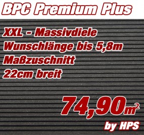 BPC Massivdiele Premium Plus - Anthrazit