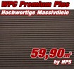 WPC Massivdiele Premium Plus - Ipe,Diamantnuß